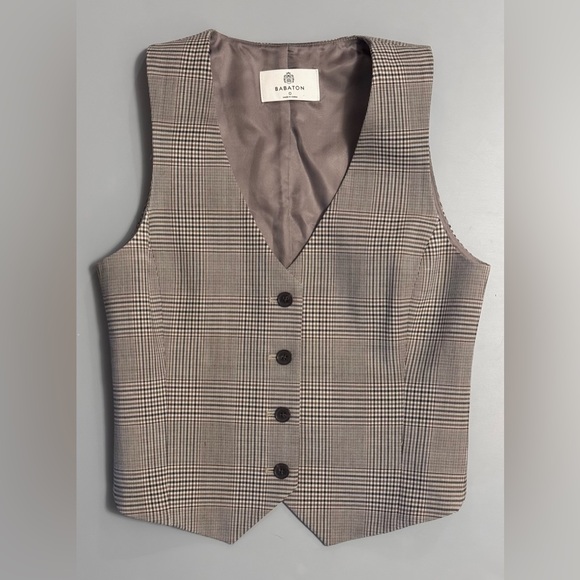 Babaton Deniro Button Up Wool Vest - Picture 8 of 12